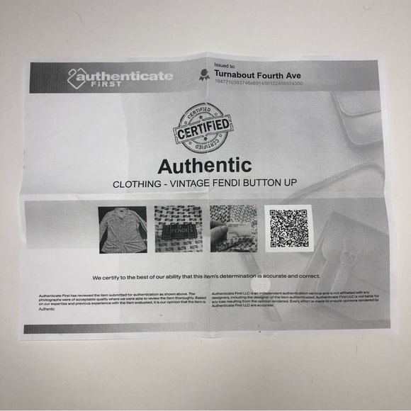 Authentic Vintage Fendi button up blouse - Picture 9 of 9